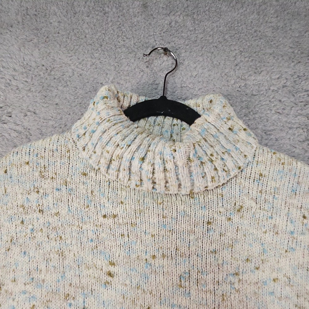 J Jill Sweater Womens XL Coastal Grandma Quiet Luxury Minimalist Tutleneck Boxy - Picture 3 of 15